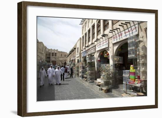 Souk Waqif, Doha, Qatar, Middle East-Angelo Cavalli-Framed Photographic Print