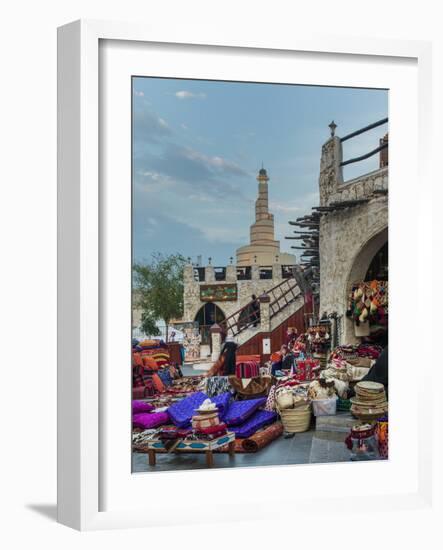 Souk Waqif, Doha, Qatar, Middle East-Angelo Cavalli-Framed Photographic Print