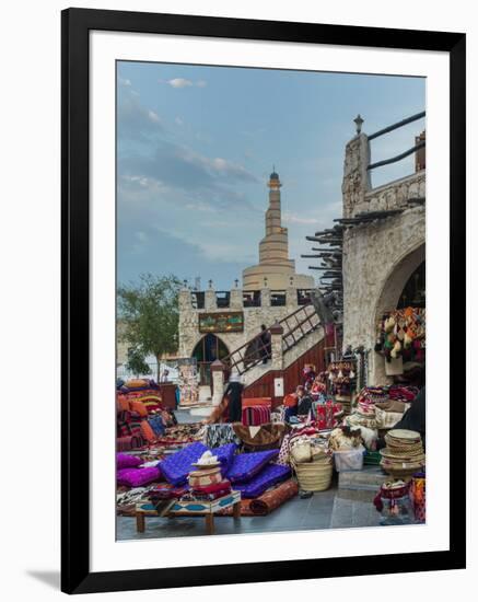 Souk Waqif, Doha, Qatar, Middle East-Angelo Cavalli-Framed Photographic Print