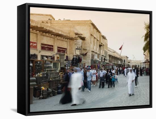 Souk Waqif, Doha, Qatar, Middle East-Angelo Cavalli-Framed Stretched Canvas