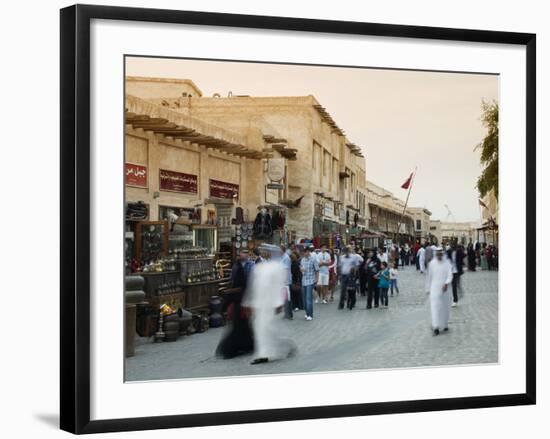 Souk Waqif, Doha, Qatar, Middle East-Angelo Cavalli-Framed Photographic Print