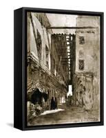 Souks, Cairo, 1928-Louis Cabanes-Framed Stretched Canvas