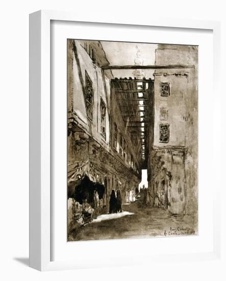 Souks, Cairo, 1928-Louis Cabanes-Framed Giclee Print