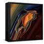 Soul Bird 9-Rabi Khan-Framed Stretched Canvas