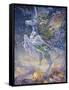 Soul Of A Unicorn-Josephine Wall-Framed Stretched Canvas