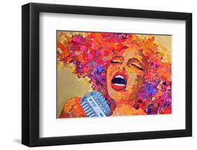 Soul Singer-null-Framed Premium Giclee Print