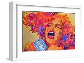 Soul Singer-null-Framed Art Print