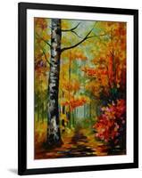 Soul time-Leonid Afremov-Framed Art Print