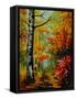 Soul time-Leonid Afremov-Framed Stretched Canvas