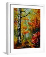 Soul time-Leonid Afremov-Framed Art Print