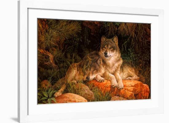 Soulmates-Larry Fanning-Framed Art Print