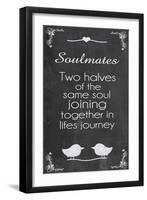 Soulmates-Lauren Gibbons-Framed Premium Giclee Print