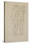 Souls on the Bank of the Styx (Pencil on Paper)-Edward Coley Burne-Jones-Stretched Canvas