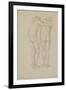 Souls on the Bank of the Styx (Pencil on Paper)-Edward Coley Burne-Jones-Framed Giclee Print