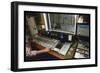 Sound Engineer Gets the Balance Right at John Wood Studios London-null-Framed Art Print