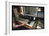 Sound Engineer Gets the Balance Right at John Wood Studios London-null-Framed Art Print