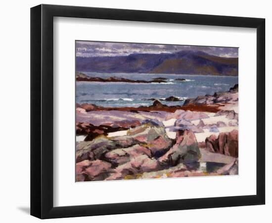 Sound of Iona, the Burg from the North Shore-Francis Campbell Boileau Cadell-Framed Giclee Print