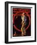 "Sounding the Fire Alarm," Saturday Evening Post Cover, May 22, 1937-Monte Crews-Framed Giclee Print