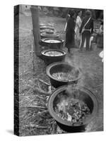 Soup, Beef Stew, Veal Stew and More Prepared for a Wedding Feast-null-Stretched Canvas