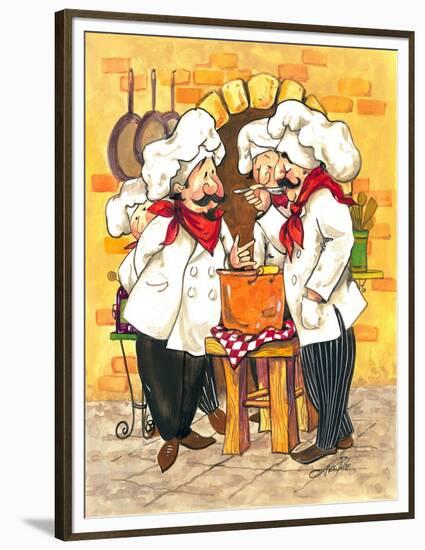 Soup Chefs-Jerianne Van Dijk-Framed Premium Giclee Print