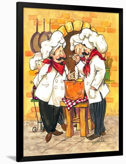 Soup Chefs-Jerianne Van Dijk-Framed Premium Giclee Print