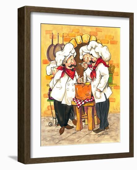 Soup Chefs-Jerianne Van Dijk-Framed Art Print