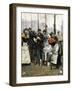 Soup for the Masses on a Winter Day, Paris, 1881-Norbert Goeneutte-Framed Giclee Print