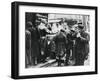Soup Kitchen for the Needy, Les Halles, German-Occupied Paris, February 1941-null-Framed Giclee Print