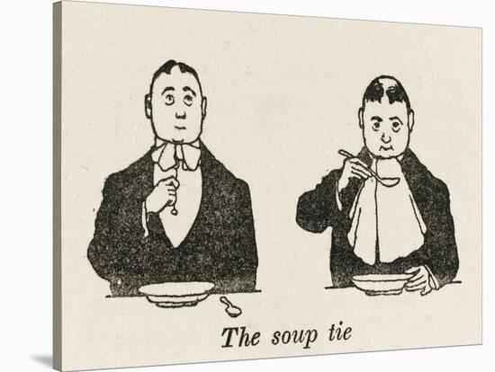 Soup Tie-William Heath Robinson-Stretched Canvas