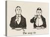 Soup Tie-William Heath Robinson-Stretched Canvas