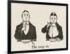 Soup Tie-William Heath Robinson-Framed Art Print