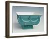 Soup Tureen with Turquoise Exterior Decorated in Relief-Dagobert Peche-Framed Giclee Print