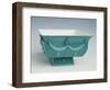 Soup Tureen with Turquoise Exterior Decorated in Relief-Dagobert Peche-Framed Giclee Print