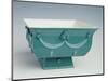 Soup Tureen with Turquoise Exterior Decorated in Relief-Dagobert Peche-Mounted Giclee Print