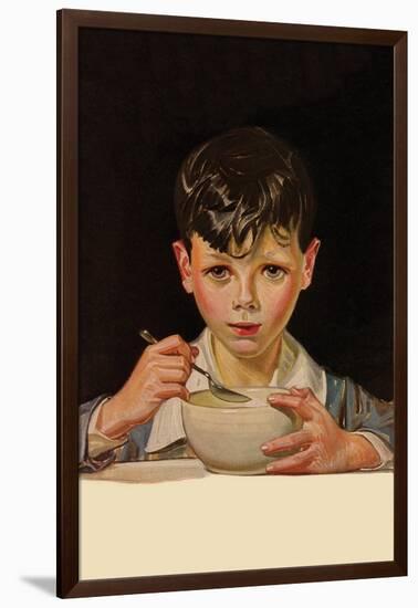 Soup-null-Framed Art Print