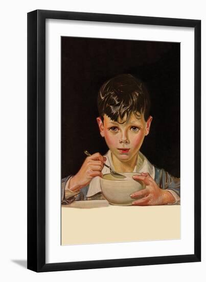 Soup-null-Framed Art Print