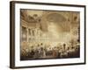 Souper des Dames dans la salle de spectacles des Tuileries en 1835-Eugène Viollet-le-Duc-Framed Giclee Print