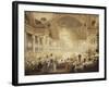 Souper des Dames dans la salle de spectacles des Tuileries en 1835-Eugène Viollet-le-Duc-Framed Giclee Print