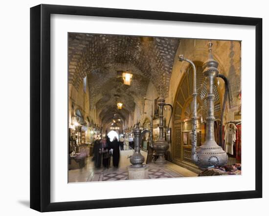 Souq Ash-Shouna in Aleppo, Syria-Julian Love-Framed Premium Photographic Print