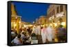 Souq Waqif at Dusk, Doha, Qatar, Middle East-Frank Fell-Framed Stretched Canvas