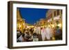 Souq Waqif at Dusk, Doha, Qatar, Middle East-Frank Fell-Framed Photographic Print