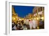 Souq Waqif at Dusk, Doha, Qatar, Middle East-Frank Fell-Framed Photographic Print