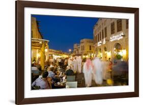 Souq Waqif at Dusk, Doha, Qatar, Middle East-Frank Fell-Framed Photographic Print