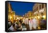 Souq Waqif at Dusk, Doha, Qatar, Middle East-Frank Fell-Framed Stretched Canvas