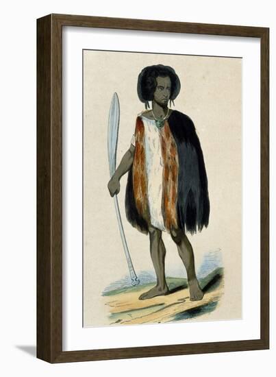 Souraki Warrior (New Zealand)-null-Framed Giclee Print