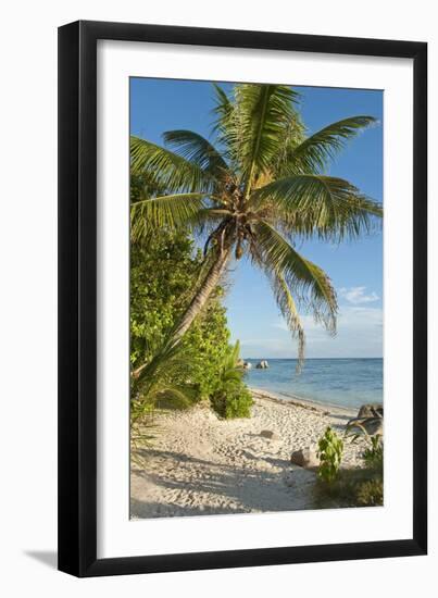 Source D'argent Beach, La Digue, Seychelles, Indian Ocean Islands-Guido Cozzi-Framed Premium Photographic Print