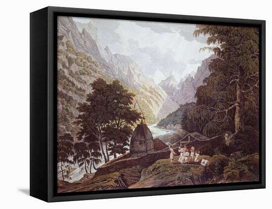 Source of Ganges, 1820-James Edwin Mcconnell-Framed Stretched Canvas