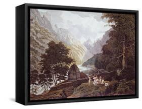 Source of Ganges, 1820-James Edwin Mcconnell-Framed Stretched Canvas