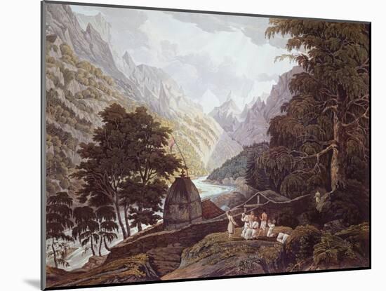 Source of Ganges, 1820-James Edwin Mcconnell-Mounted Giclee Print