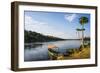 Source of the Nile in Jinja, Uganda, East Africa, Africa-Michael-Framed Photographic Print